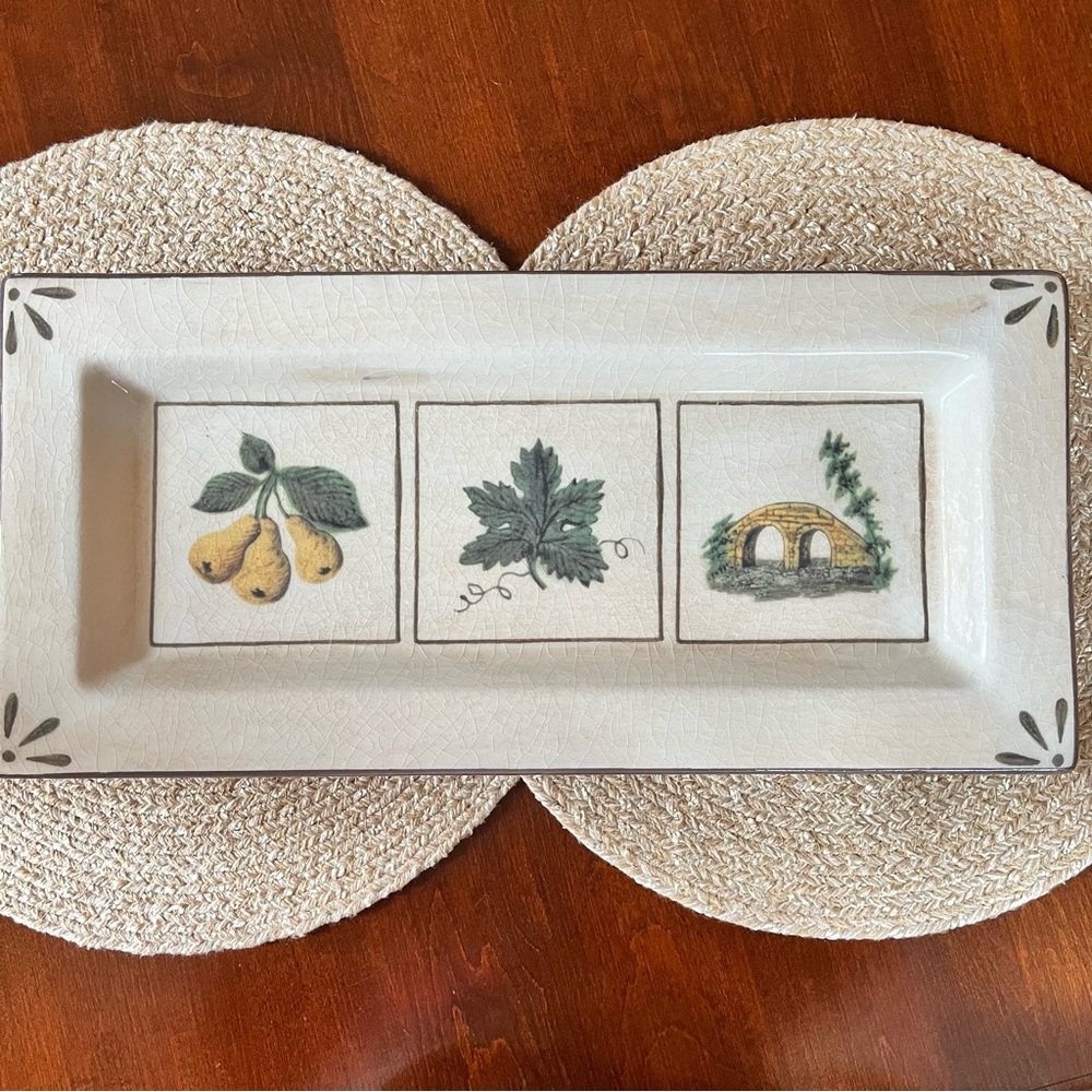 WILLIAMS SONOMA Ceramic Italian Pottery Dish